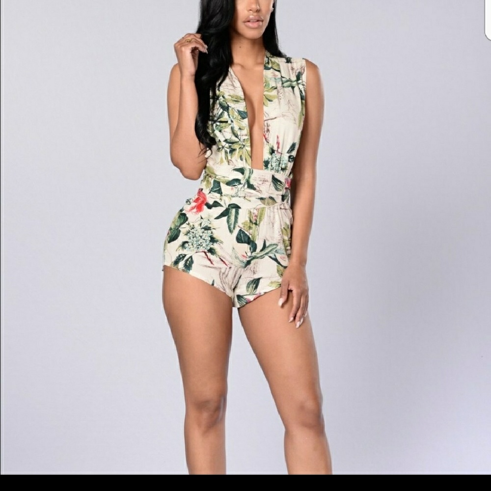 Plus Women's Romper